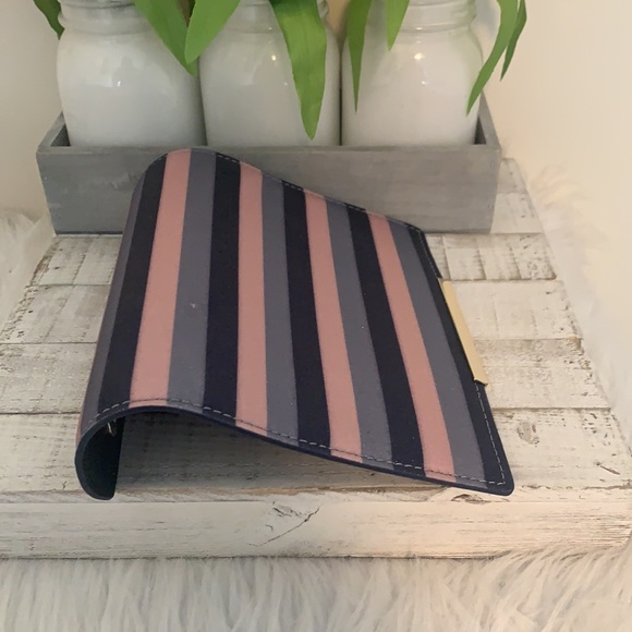 Kate spade glitter stripe make it mine purse flap - Picture 2 of 15